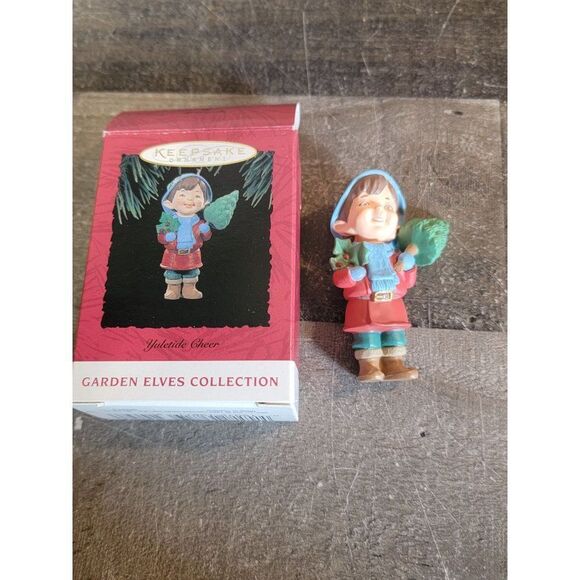 Hallmark Yuletide cheer 1994 ornament Xmas Decor elf - Picture 1 of 4